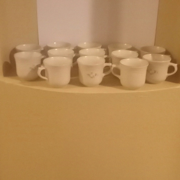 VTG- Pfaltzgraff Silver Heirloom 13 Cup Bundle - Picture 8 of 10